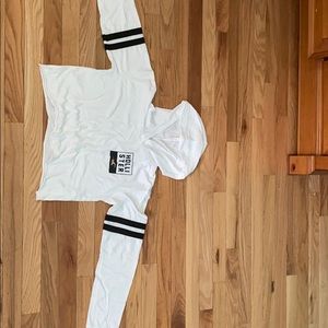 w hooded long sleeve shirt